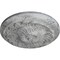Ekena Millwork Flower Spiral Ceiling Medallion (Canopies up to 2"), 12 1/4"OD x 2 1/4"P, Ultra Pure White Crackle CM12FLUWC - alternate 2
